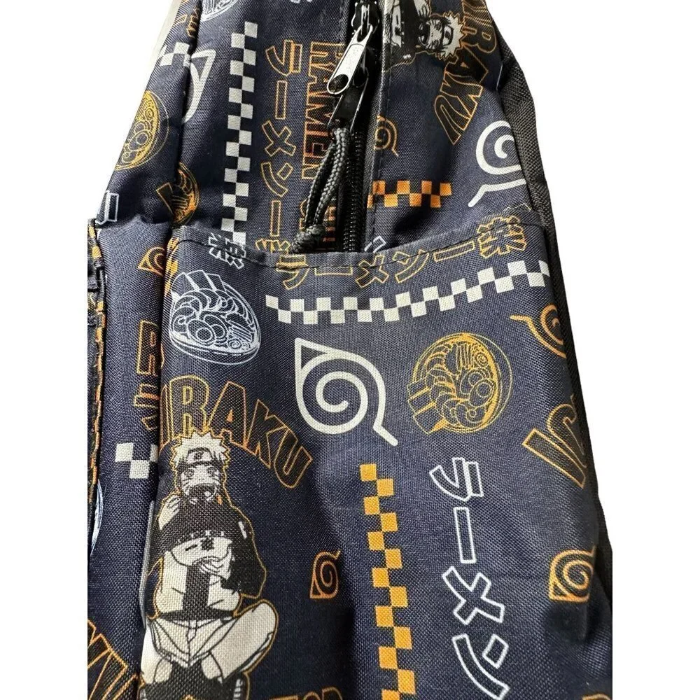 Naruto Shippuden‎ Ichiraku Ramen Shop Backpack Navy Blue Anime School Bag